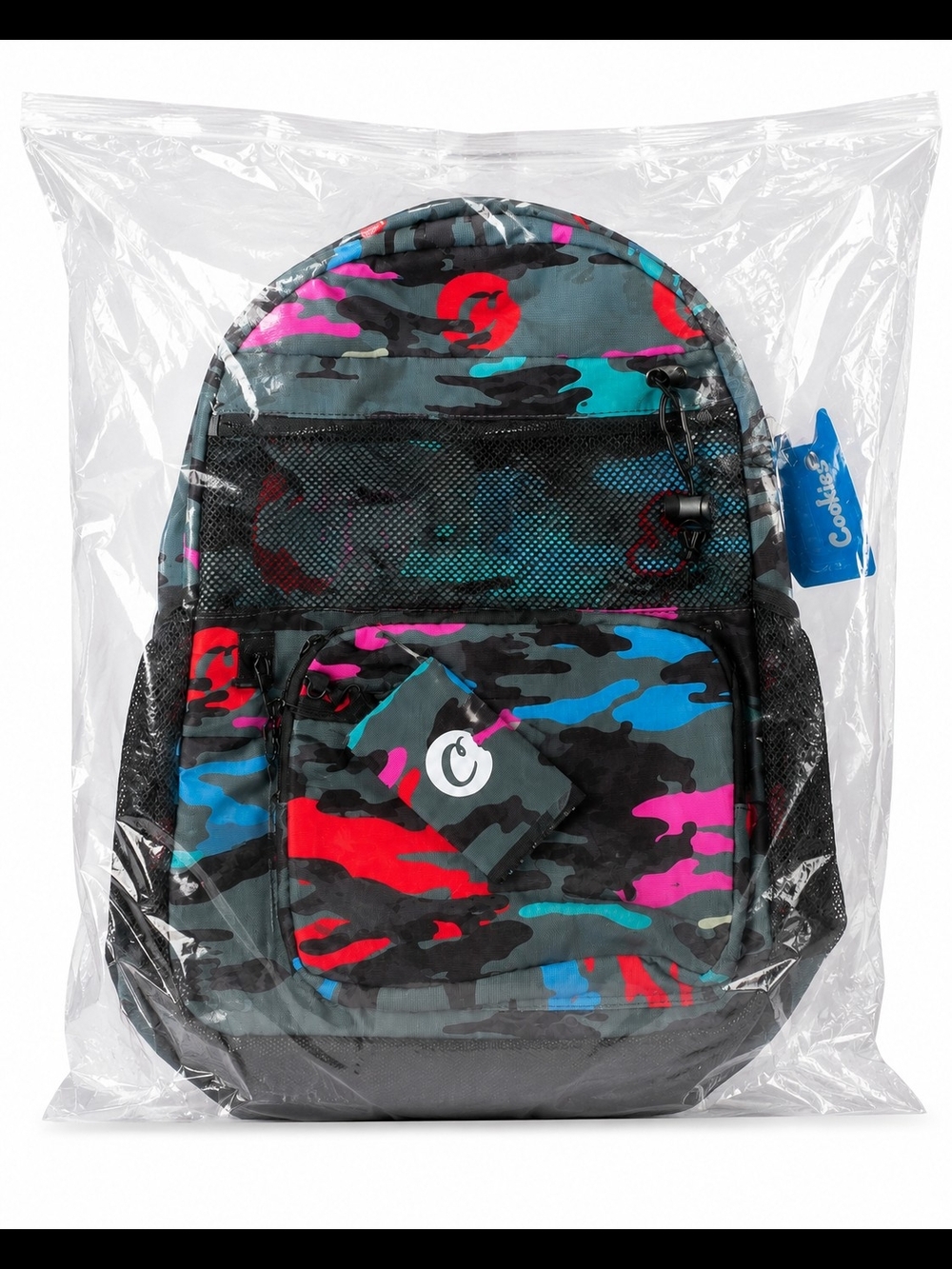 Cookies SF Escobar green camo smell proof backpack with wallet NWT